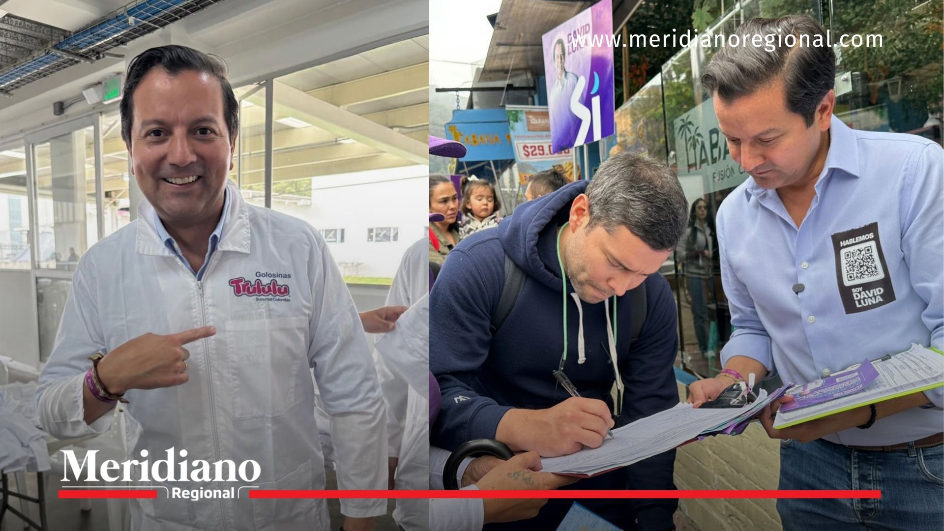 david luna recolección de firmas - movimiento sí hay un camino - presidenciales 2026 - registraduría nacional
