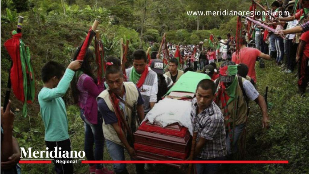 entierro líder social indígena cauca - asesinatos de líderes sociales en cauca - crisis humanitaria cauca - derechos humanos