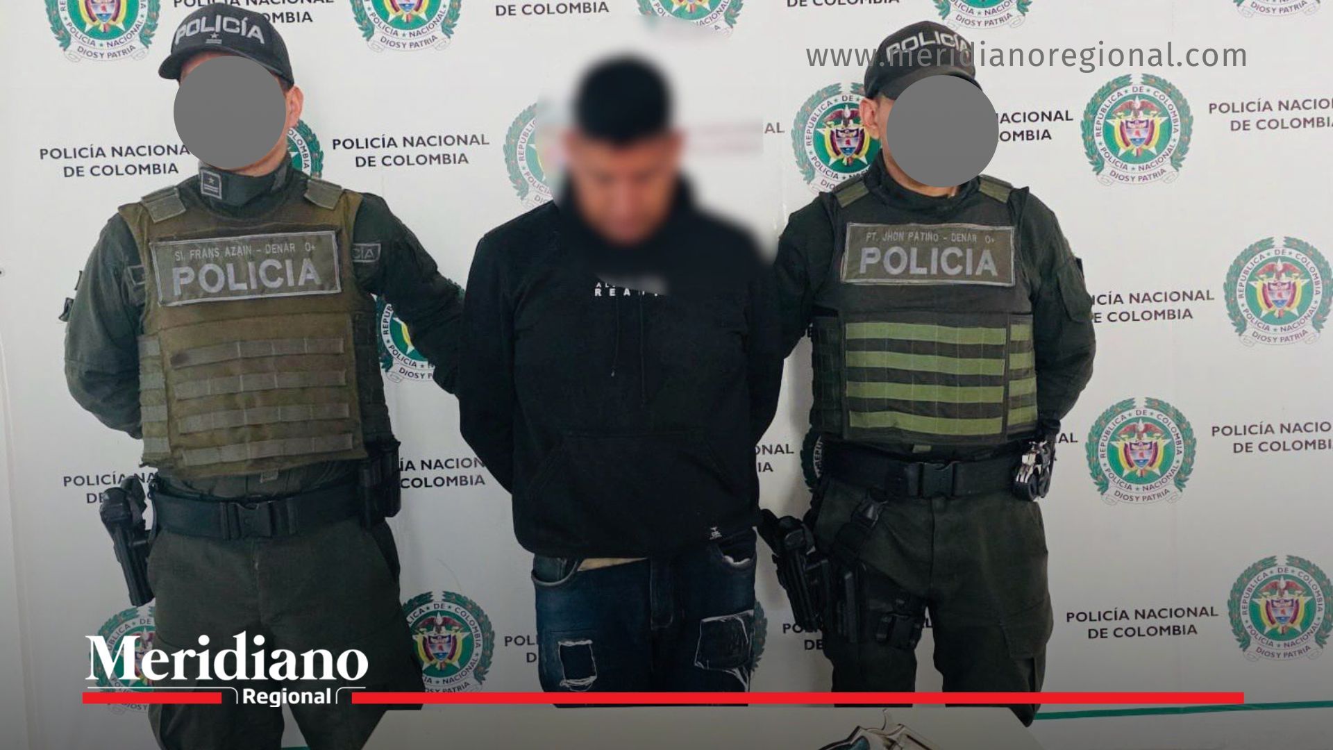 La Policía Nacional capturó a un hombre en Pupiales, Nariño, durante un operativo del Plan Cazador que permitió incautar un arma de fuego y munición.