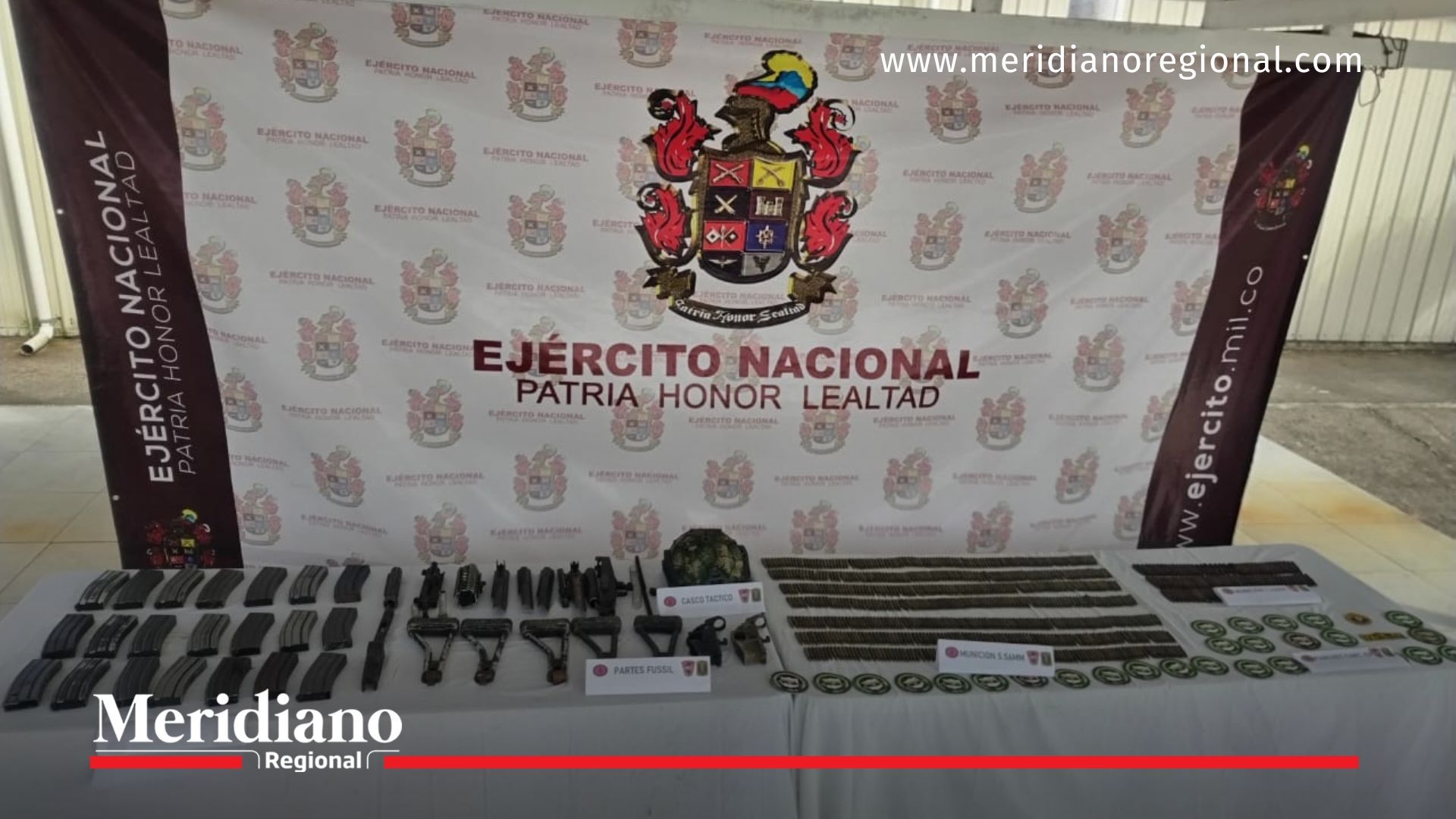 operación hércules magüí payán - ejército nacional - disidencias farc - armamento incautado - misil artesanal - noticias nariño