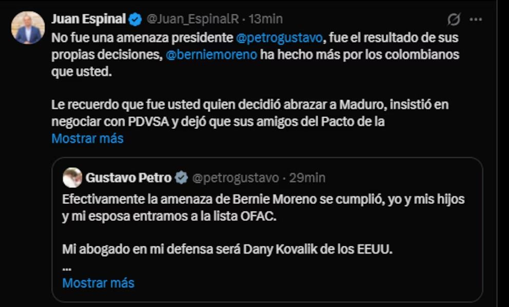 Críticas a Petro tras culpar a senador de EE. UU. por Lista Clinton - Meridiano Regional criticas-petro-lista-clinton - gustavo-petro-eeuu - bernie-moreno