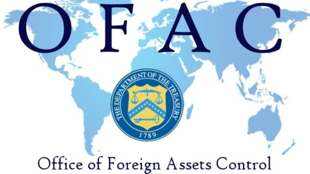 logo oficial de la OFAC que influye en el soporte del helicóptero presidencial