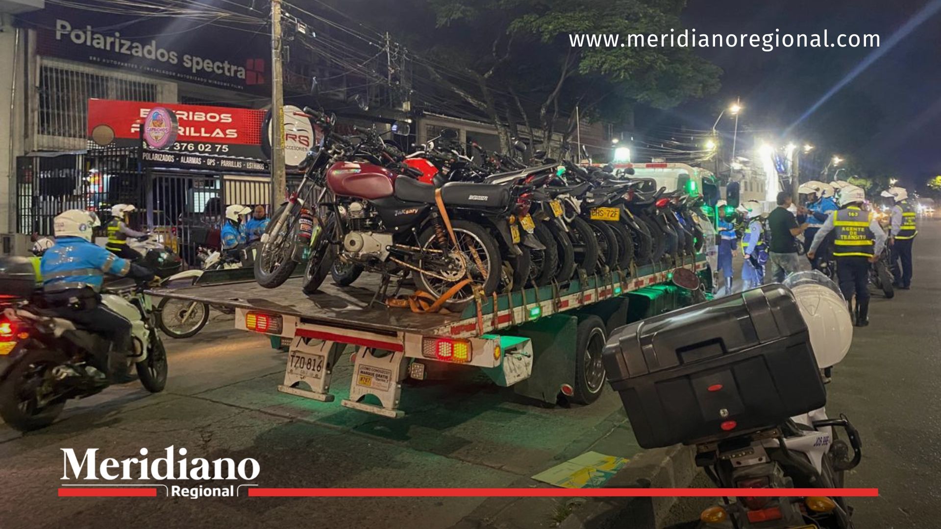 motos-inmovilizadas-cali - caravanas-de-motociclistas-en-cali - halloween-en-cali