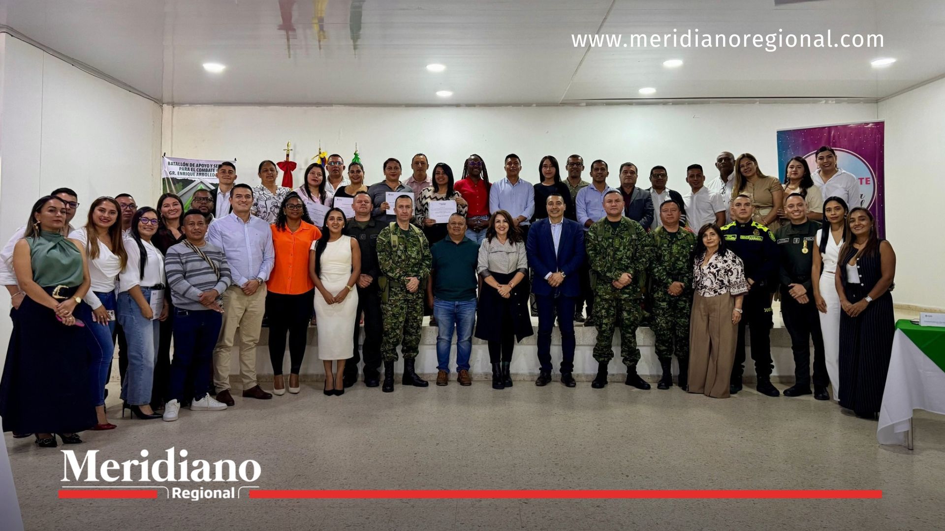 Secretarios de Gobierno, autoridades civiles y militares participaron en el Primer Encuentro Departamental en Popayán.