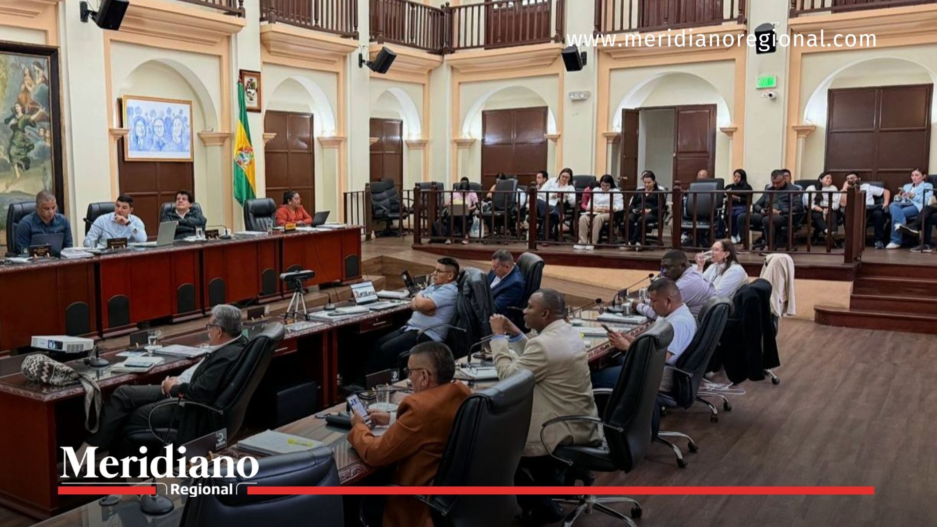Sesión de la Duma Departamental donde la Gobernación del Cauca expuso su hoja de ruta para la eficiencia institucional.
