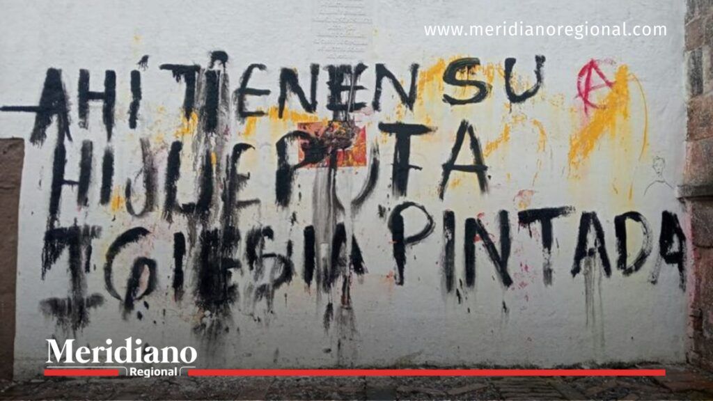 Vandalismo en Popayán afecta iglesia de Santo Domingo - Meridiano Regional vandalismo-popayán - iglesia-santo-domingo-popayán - centro-histórico-popayán - daños-patrimoniales-popayán