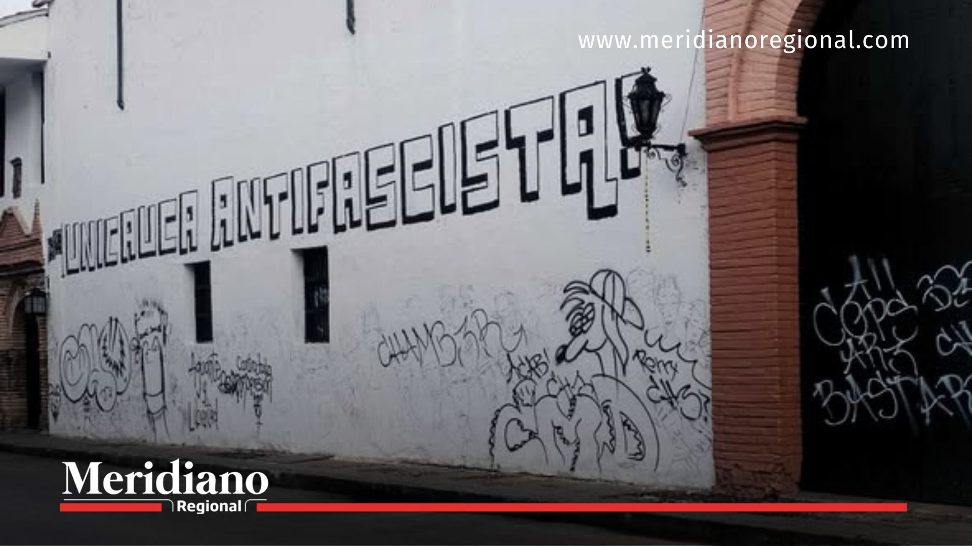 vandalismo-popayán - grafitis-unicauca - claustro-el-carmen-popayán - patrimonio-popayán