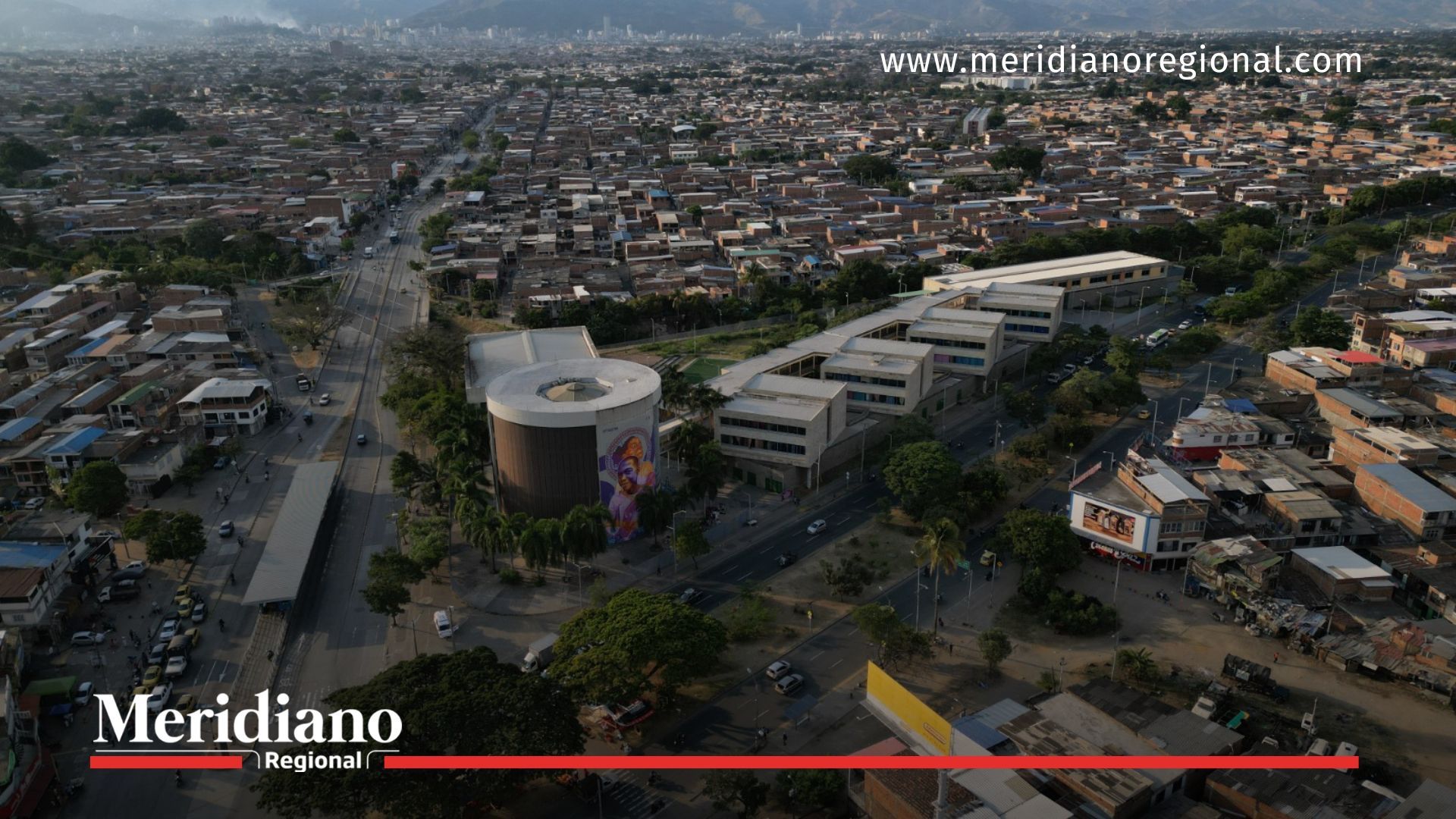 universidad-del-oriente-en-cali - multicampus-nuevo-latir - vista-aerea - oriente-caleño - educacion-superior