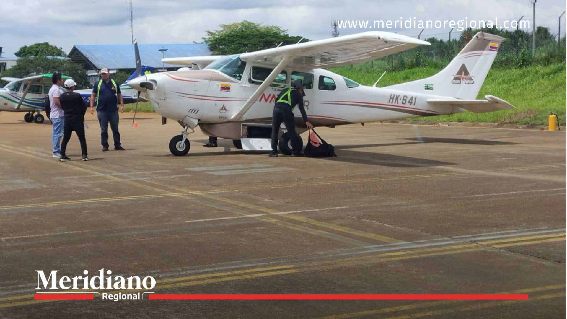 Avioneta HK-641 de Nativa Air, similar a la que sufrió el accidente aéreo en Vaupés.