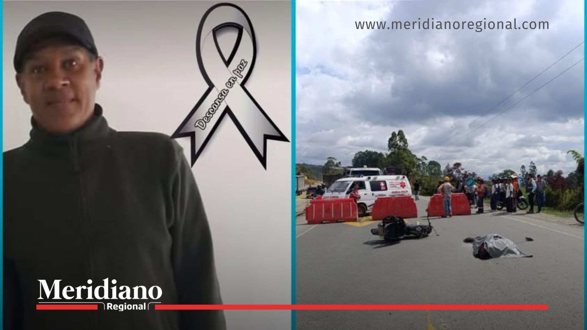 docente fallecido en accidente de tránsito en el sector El Cairo de la vía Panamericana