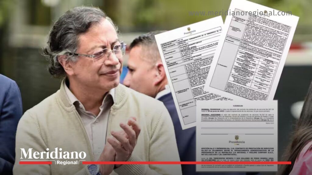 Controversia por contratos del Gobierno Petro antes de la Ley de Garantías - Meridiano Regional Funcionario del Gobierno colombiano en un evento público en medio de la polémica por los contratos del Gobierno Petro antes de la Ley de Garantías.