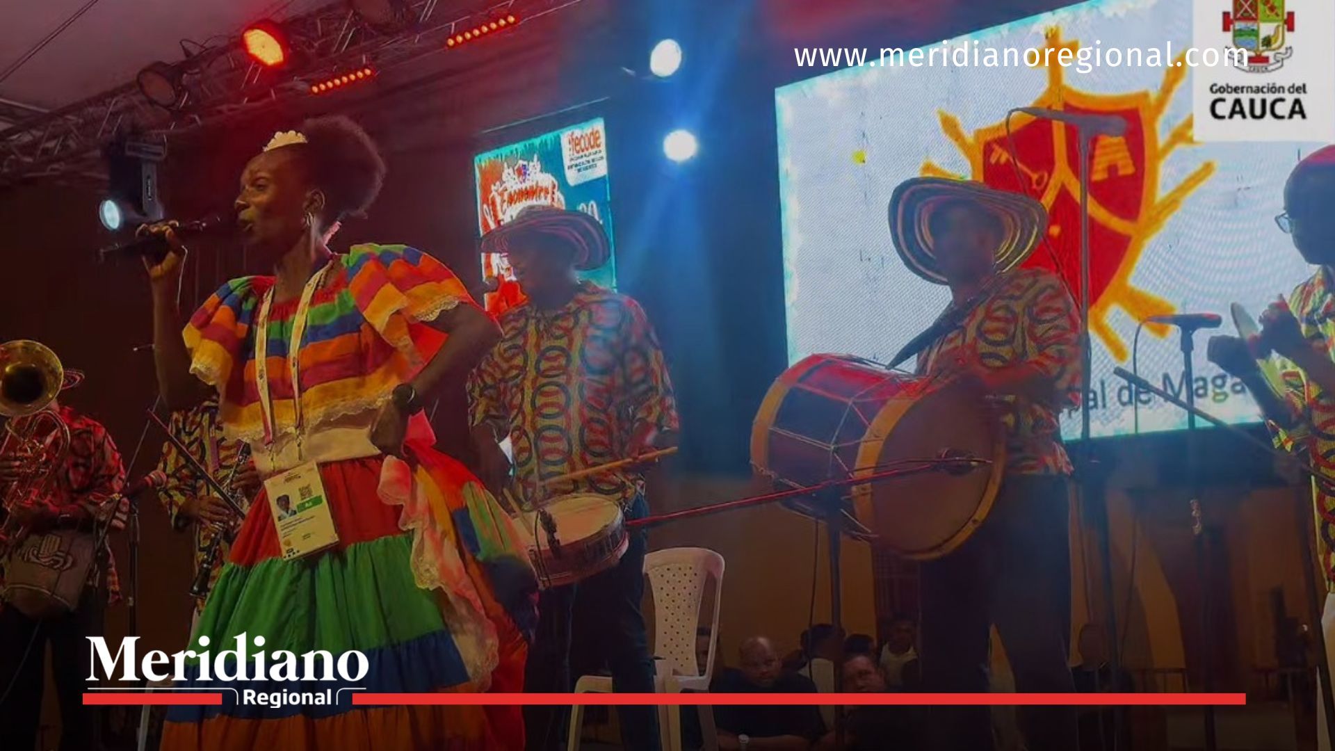 Artistas del Cauca protagonizan una muestra folclórica durante el Encuentro Folclórico y Cultural del Magisterio 2025 en Cartagena.