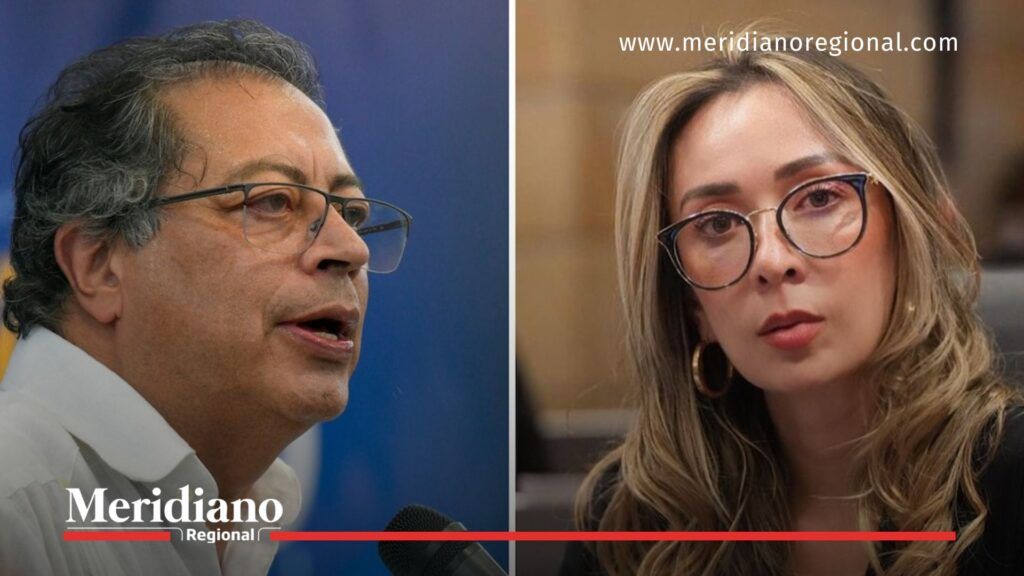 Hombre hablando en un evento público y mujer en escenario institucional, en una imagen usada para ilustrar la tensión por la moción de censura tras bombardeos.