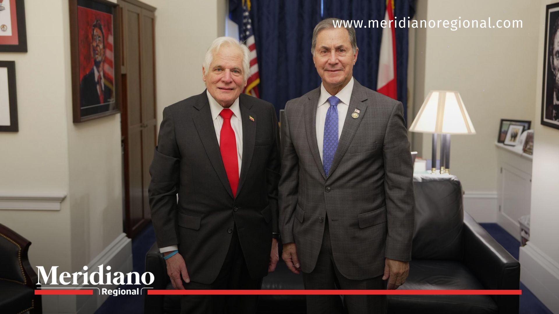 Dirigente colombiano reunido con congresistas estadounidenses en Washington para presentar su propuesta del Ministerio de Guerra en Colombia.