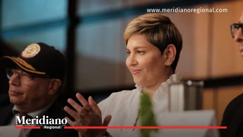 Verónica Alcocer en evento oficial en Suecia