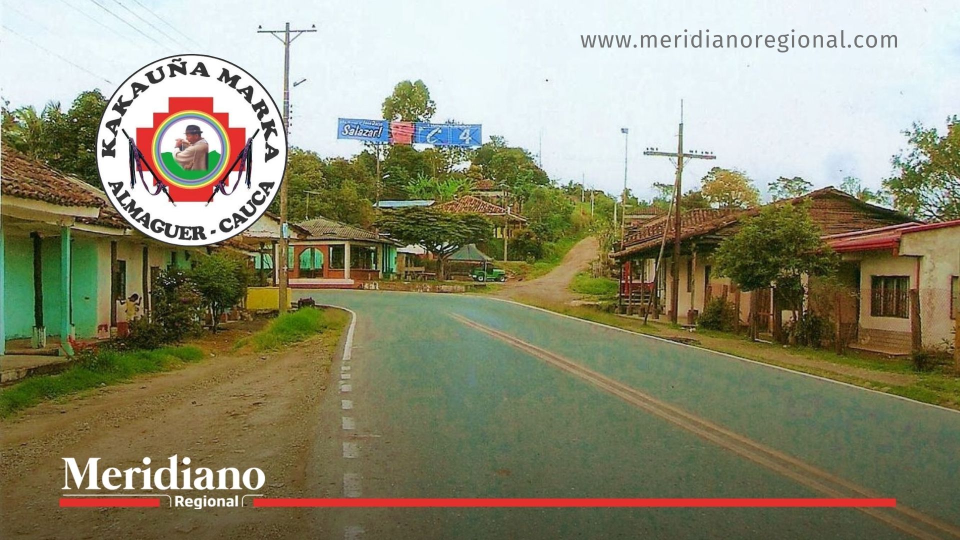 vía Panamericana - resguardo indígena de Caquiona - Pueblo Yanacona - pueblos indígenas del Cauca