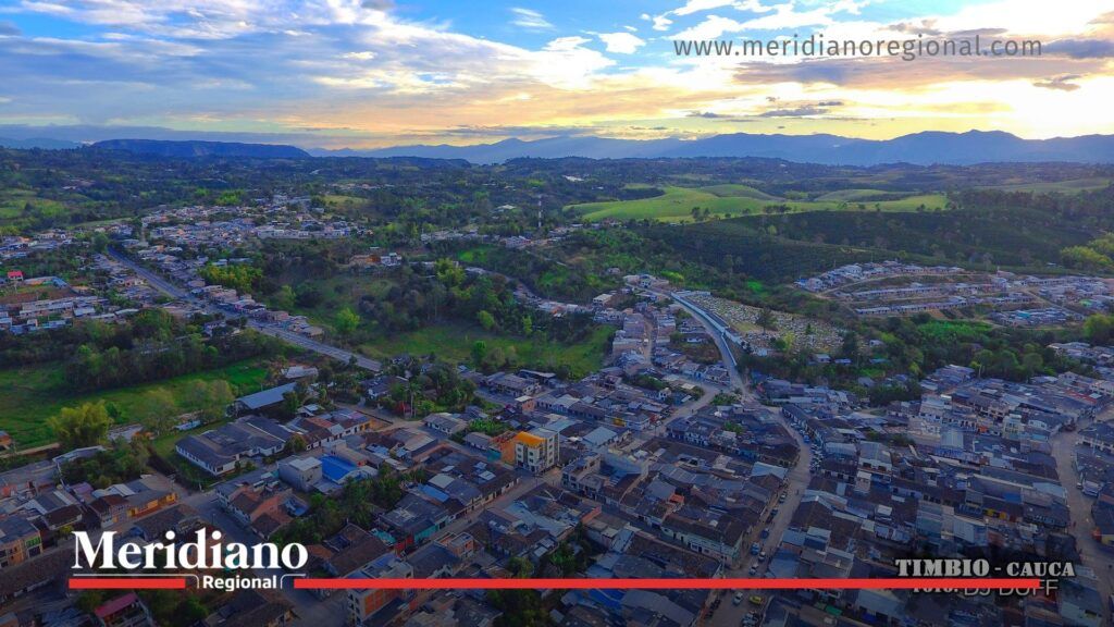 secuestro en Timbío - panorámica de Timbío - vía Panamericana - corredor vial del Cauca - seguridad Cauca - noticias Cauca
