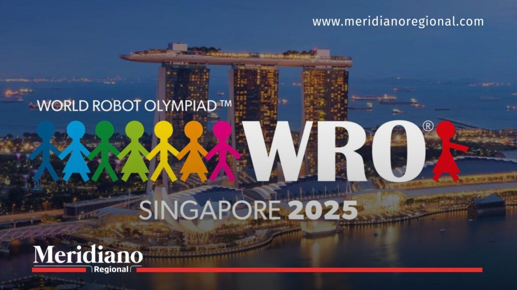 Cartel oficial del Mundial de Robótica en Singapur 2025 - Meridiano Regional mundial-de-robotica-en-singapur - cartel-oficial-wro-2025 - wro-singapur-2025