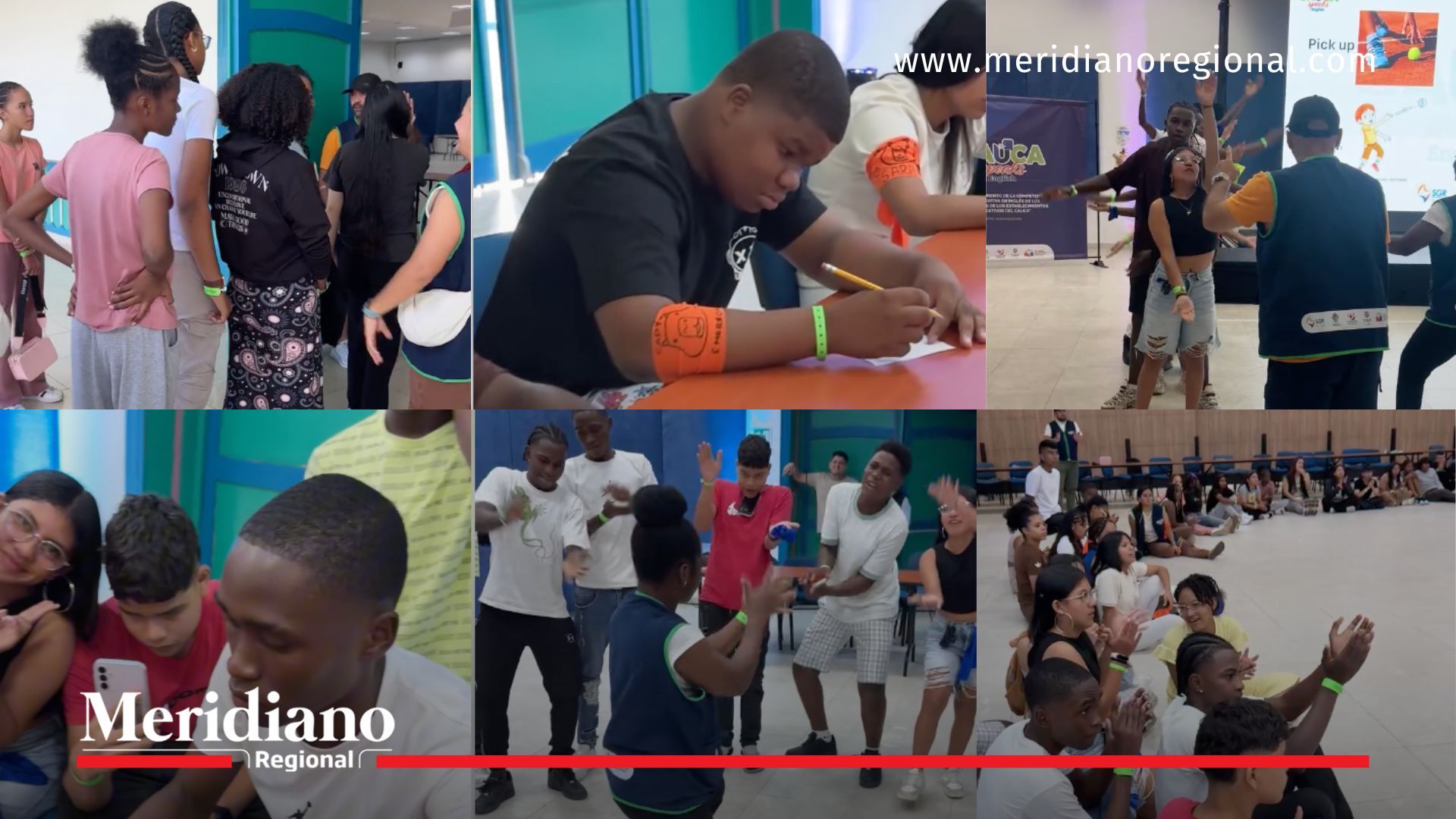 Jóvenes de distintos municipios del Cauca participaron en actividades lúdicas, retos colaborativos y ejercicios de inglés durante la inmersión bilingüe liderada por la Secretaría de Educación y Cultura del Cauca.