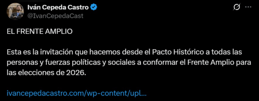 Iván Cepeda presenta su propuesta del Frente Amplio - Meridiano Regional ivan-cepeda-frente-amplio - pacto-historico - elecciones-2026 - ivan-cepeda-presidente