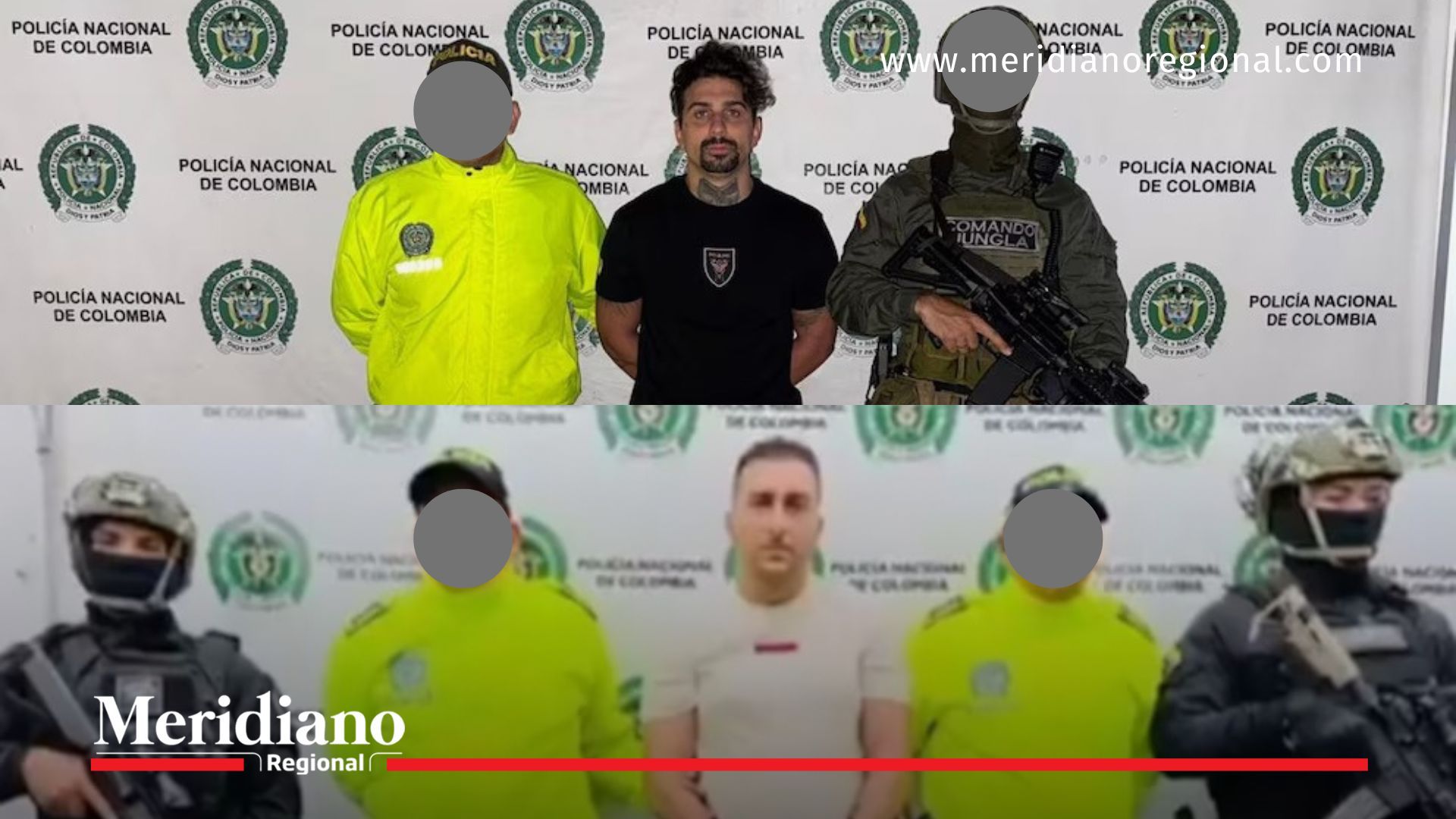 Captura relacionada con el caso de alias Dollarino en Colombia - Meridiano Regional Operativo policial en Colombia relacionado con la investigación de alias Dollarino.