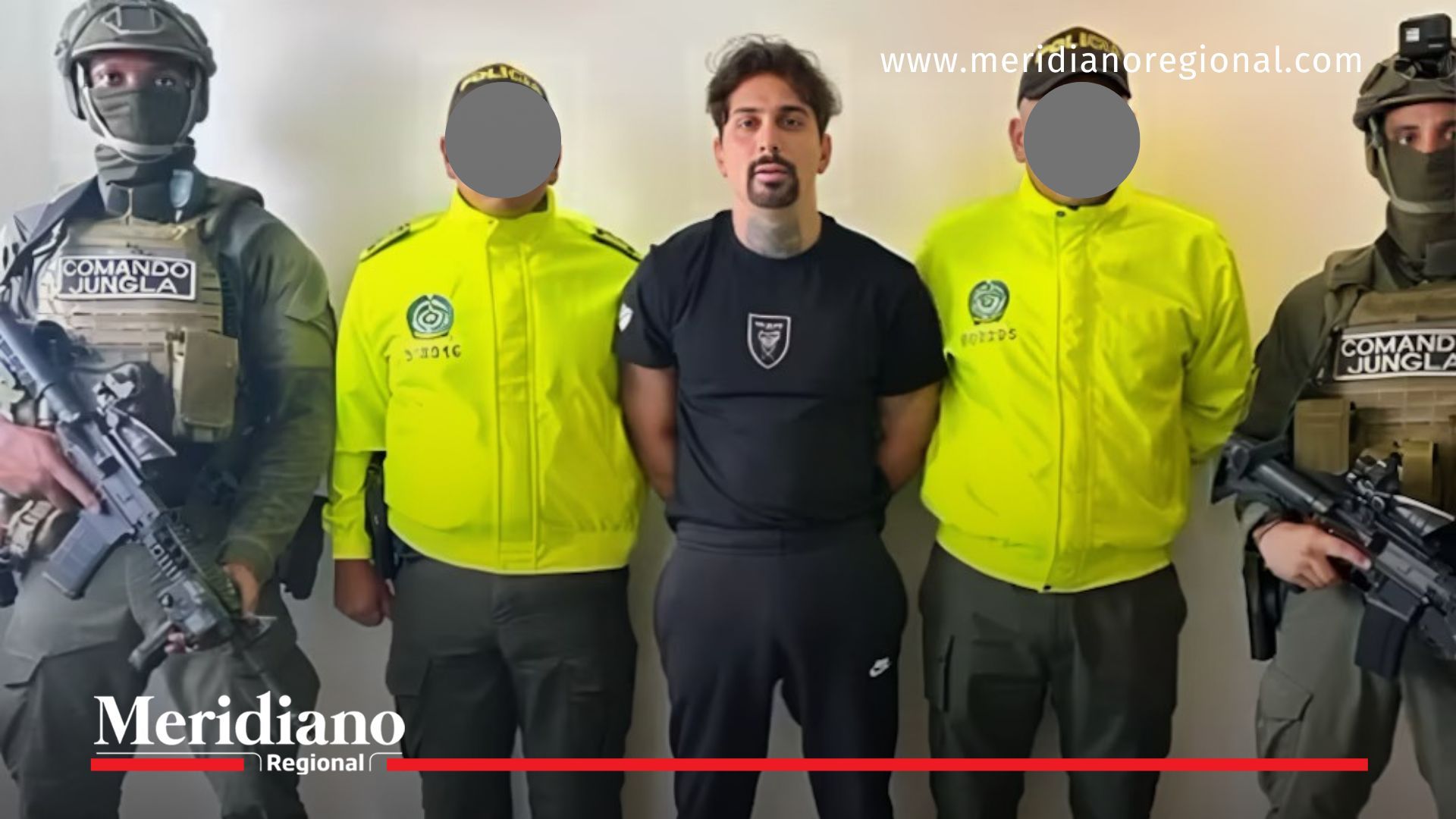 Procedimiento policial en Colombia vinculado a la extradición de alias Dollarino.