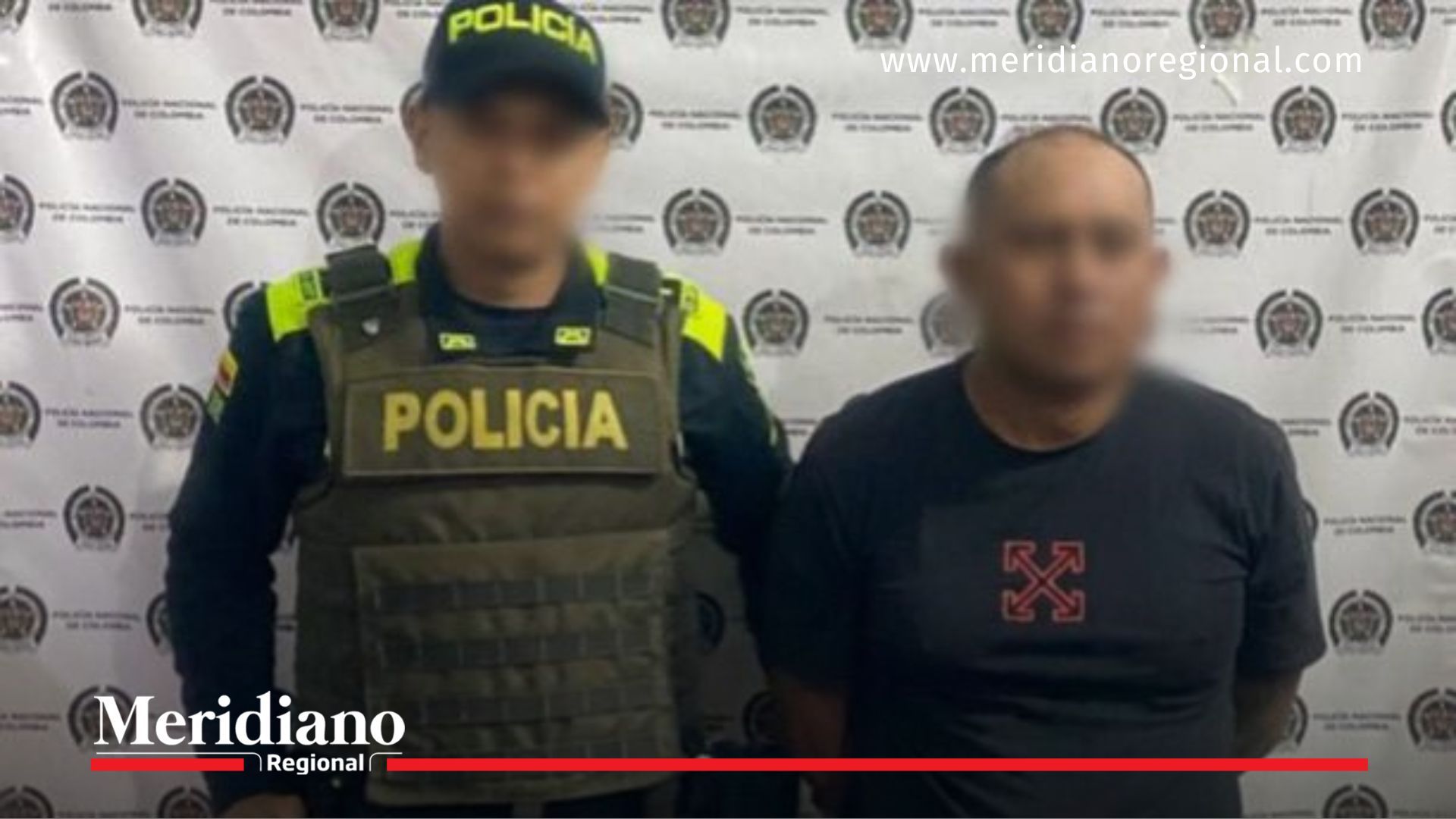 La Policía presentó a uno de los hombres capturados tras el hurto ocurrido en el barrio Modelo de Popayán.