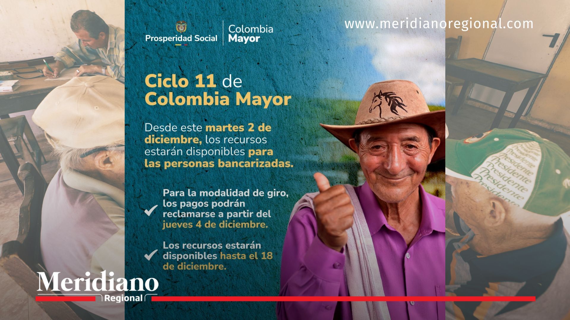 aumento Colombia Mayor - ciclo 11 colombia mayor - pagos colombia mayor - Prosperidad Social