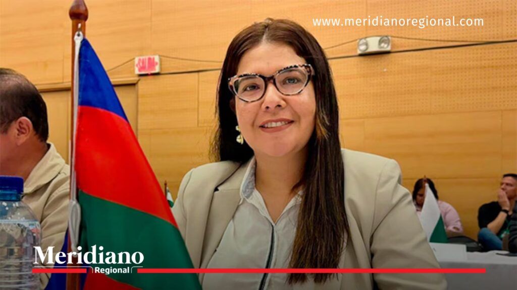 Alcaldesa de Cajibío Diana Cabanillas en evento de la Gobernación del Cauca