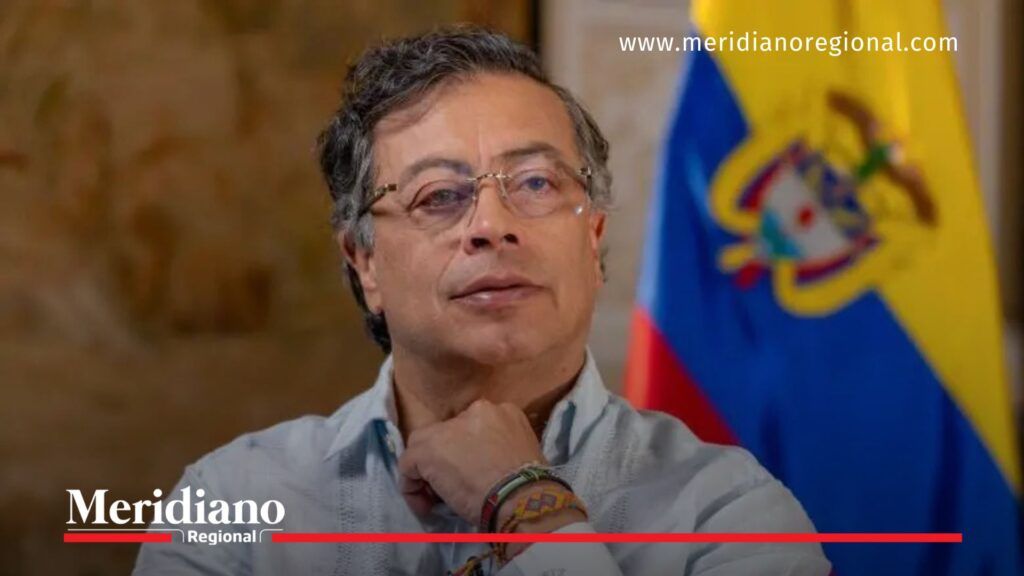 Aumento del precio del gas durante anuncio del Gobierno Petro - Meridiano Regional Presidente Gustavo Petro en evento político tras anuncio del aumento del precio del gas en Colombia.