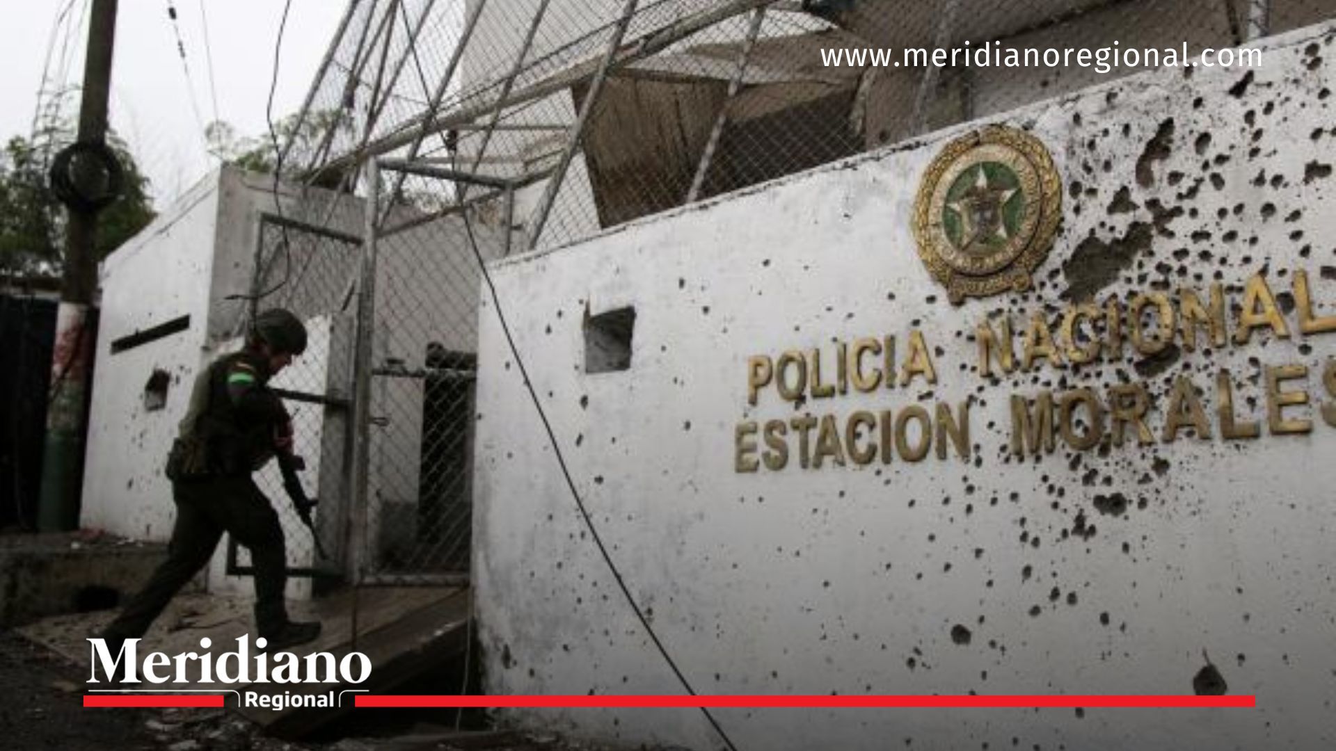 explosivo en Morales - estación de Policía afectada - ataque con dron en Cauca - atentado en Morales - seguridad Cauca