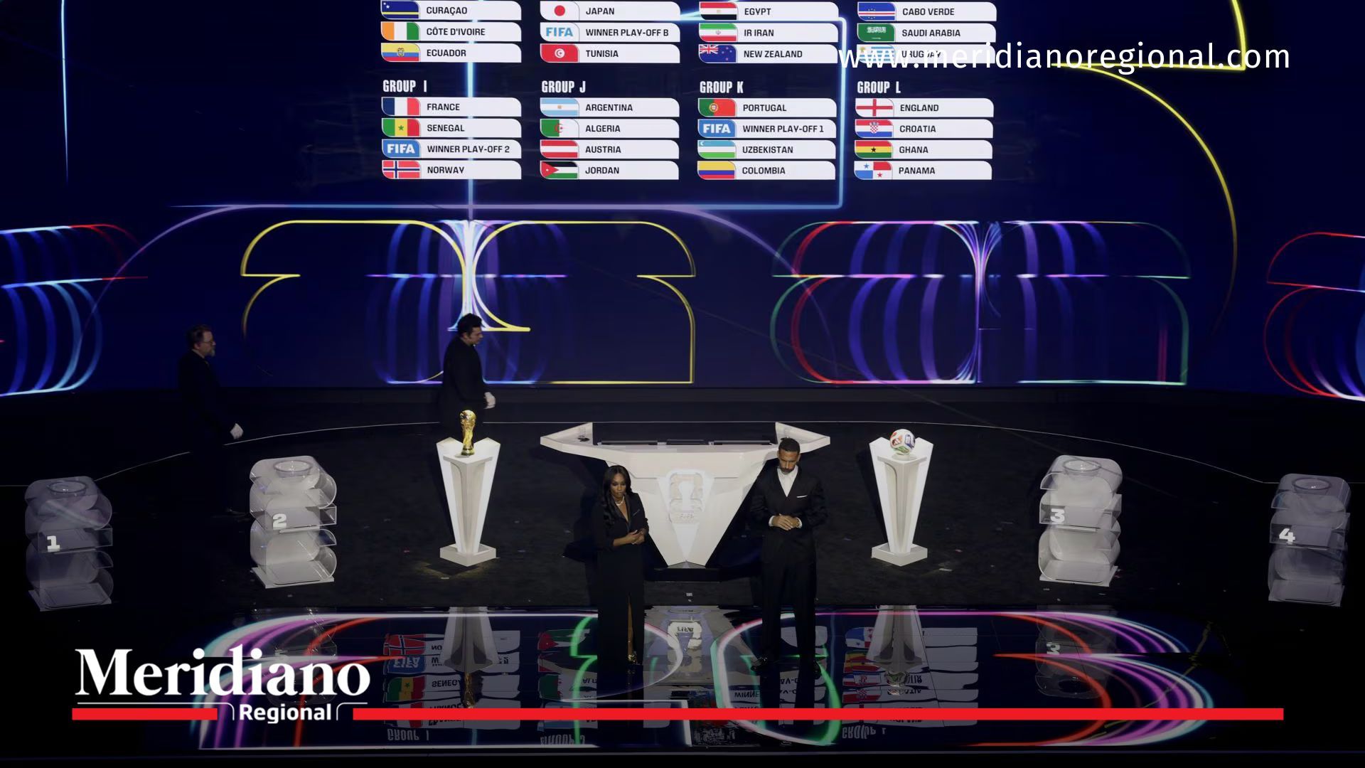 Ceremonia balotas Mundial 2026 - sorteo Mundial 2026 - FIFA sorteo 2026 - Colombia Mundial 2026 - grupos Mundial 2026