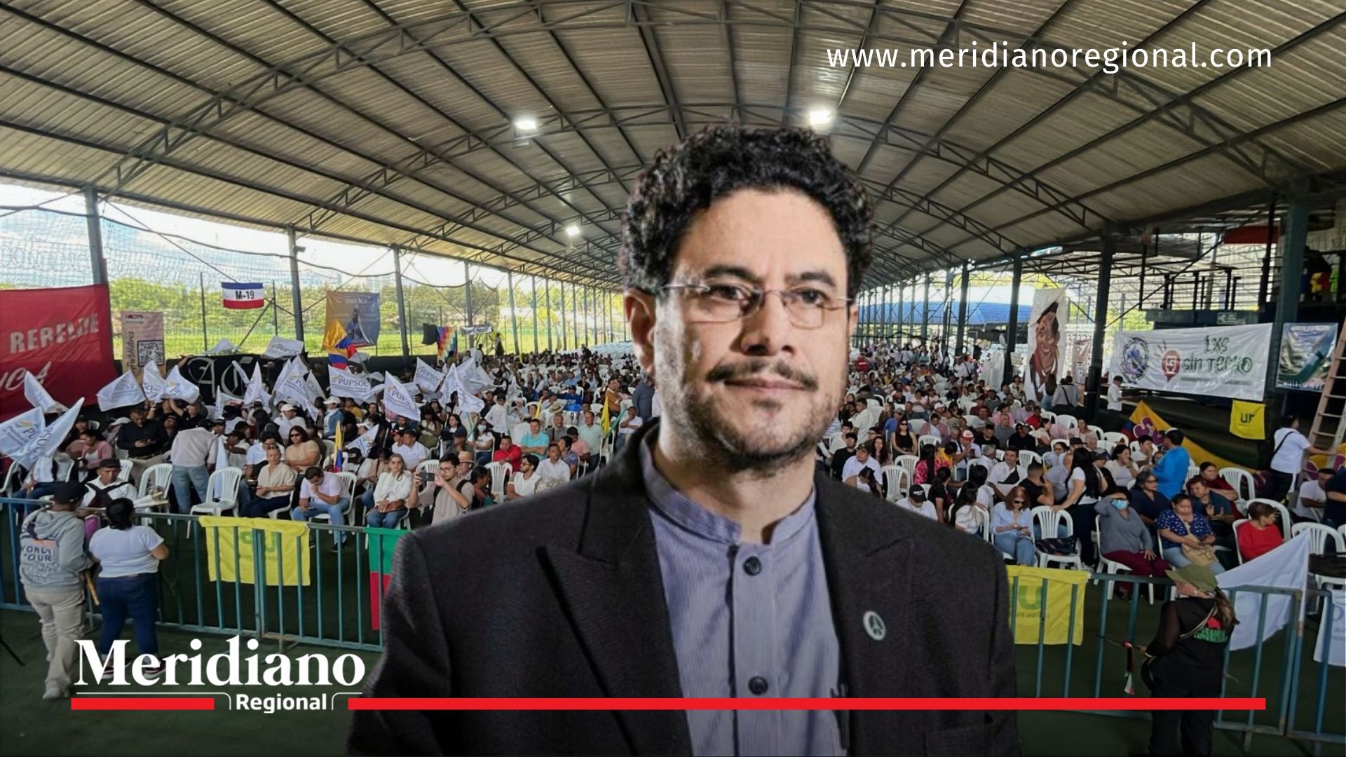 Iván Cepeda y la masiva asistencia al encuentro político en las canchas del Cubo, durante la Ruta del Poder de la Verdad en Popayán.