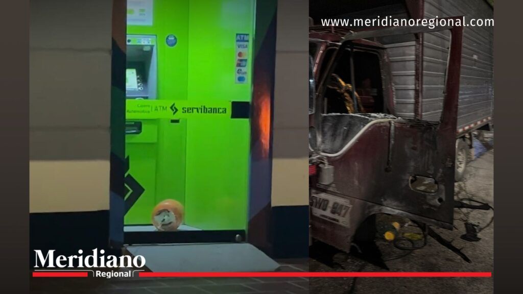 artefacto explosivo en cajero tras ataque en Tesalia - camión afectado en Tesalia Huila - disidencias de las Farc - estación de Policía de Tesalia