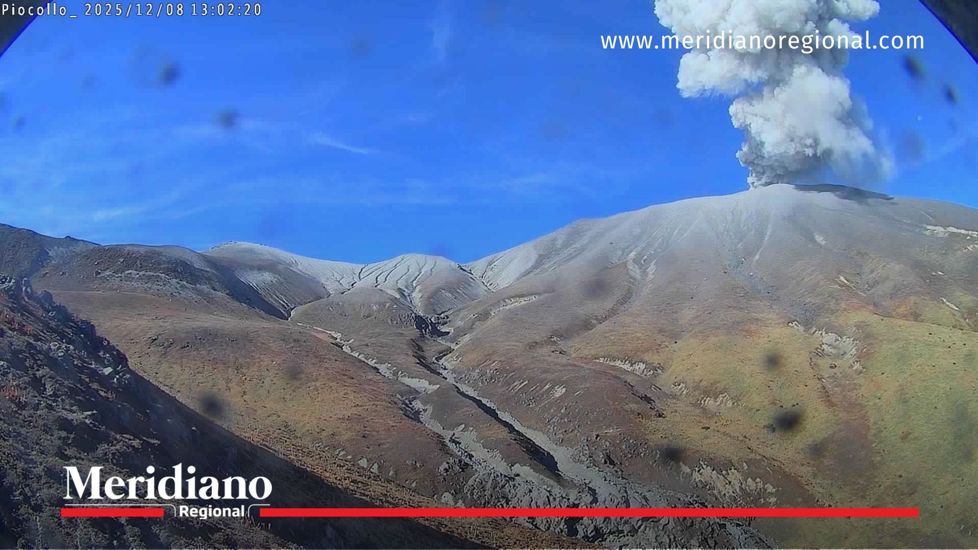 volcán puracé - emisión de ceniza - alerta naranja - actividad volcánica - sgc - columna de ceniza 9 de diciembre