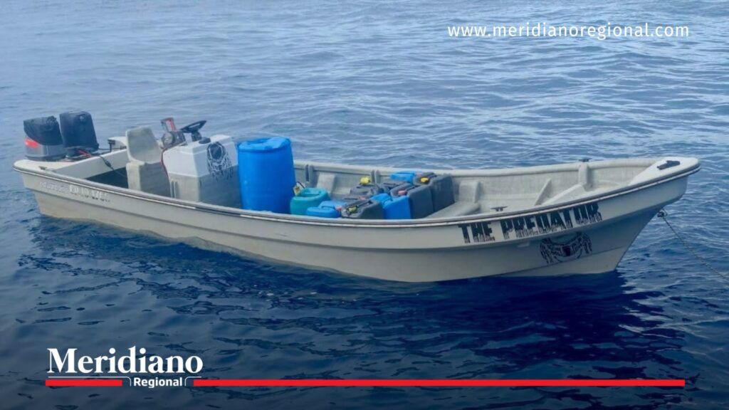 Embarcación interceptada en el Pacífico norte por la Armada con cargamento de marihuana