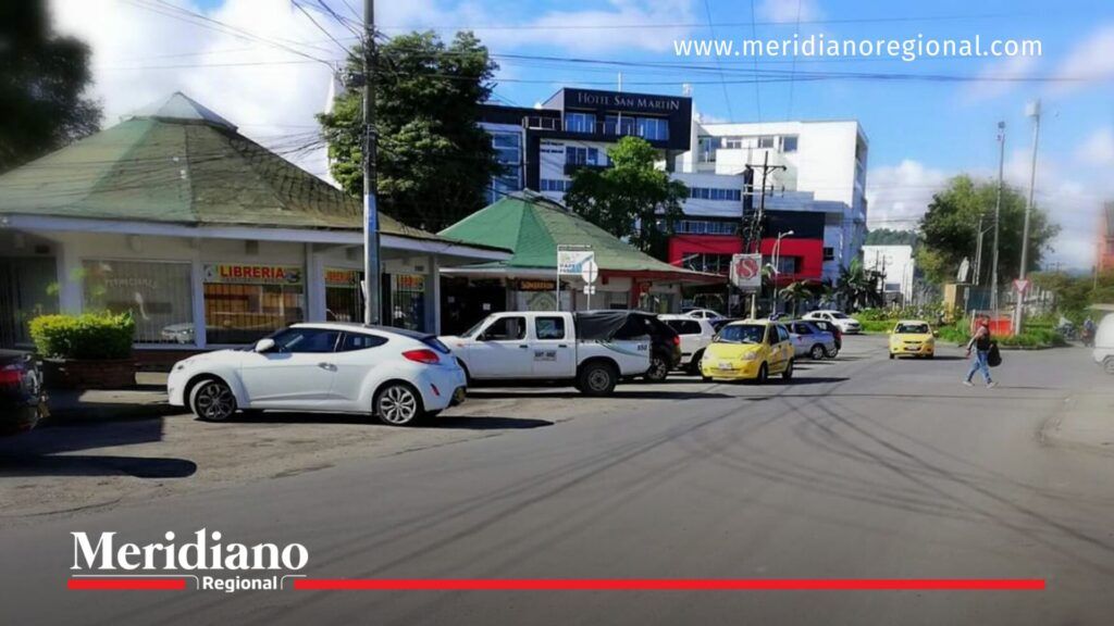 Imagen del sector de Catay en Popayán, lugar donde ocurrió un incendio vehicular atendido por los organismos de socorro.