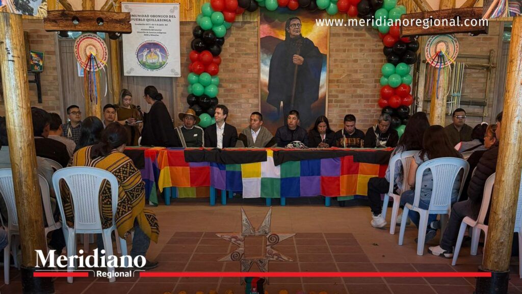 Ceremonia indígena de aval político a Daniel Quintero por AICO - Meridiano Regional Ceremonia indígena del partido AICO en Pasto durante el aval político a Daniel Quintero como aspirante presidencial para 2026