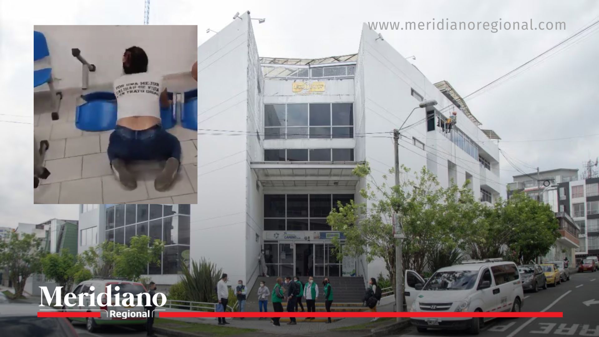 Sede de Emssanar EPS en Cali en medio de la crisis por falta de medicamentos denunciada por madres de niños con enfermedades raras