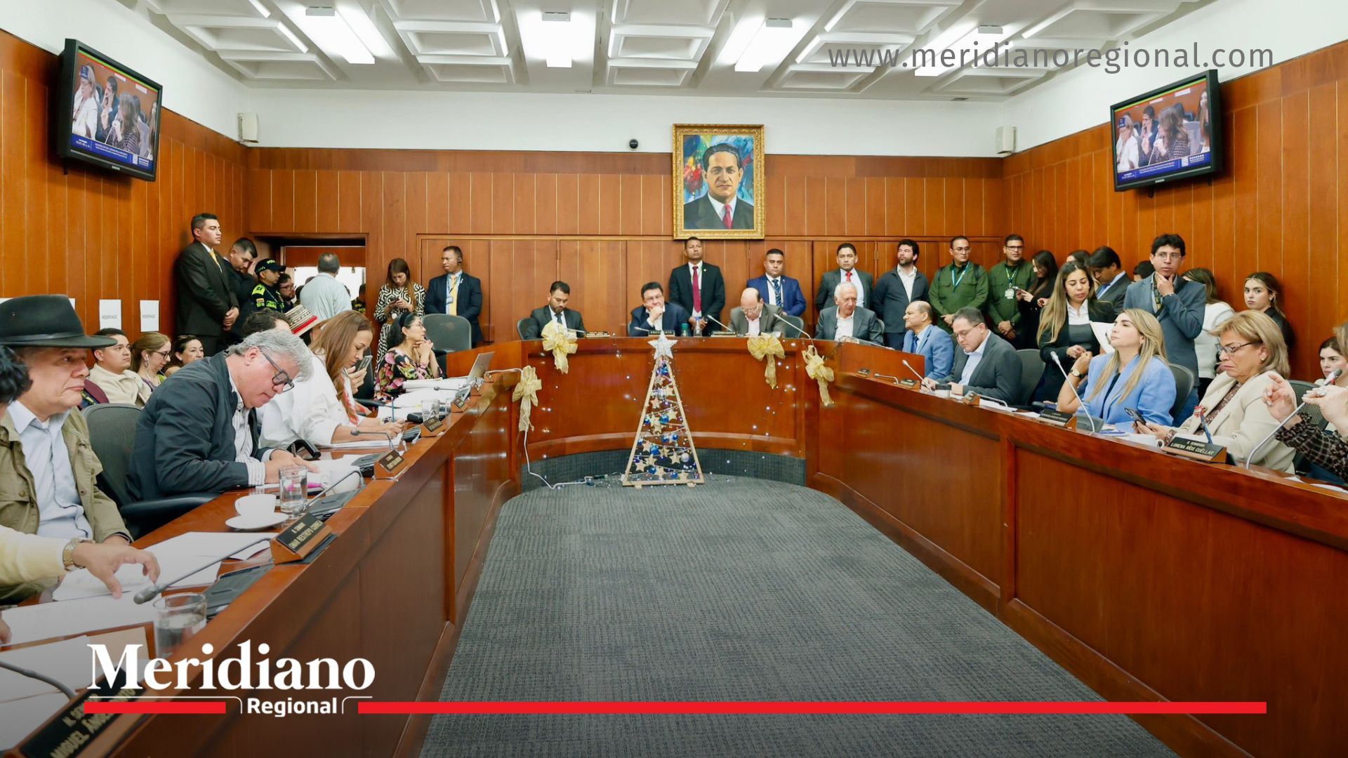 Vista general de la Comisión Séptima del Senado durante la sesión en la que fue archivada por segunda vez la reforma a la salud del Gobierno Petro.