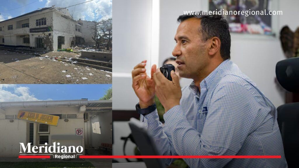 Visita del ministro de Defensa a Popayán para analizar la violencia y los daños causados por ataques armados en Buenos Aires, Cauca.