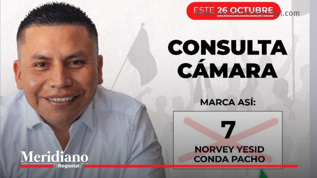 Imagen de Norvey Yesid Conda Pacho durante la consulta a la Cámara en el Cauca antes de que el CRIC retira candidatura Cámara del Pacto Histórico.