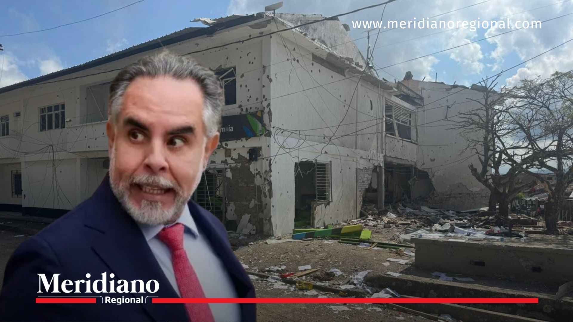 crisis de orden público en Colombia - Armando Benedetti - Banco Agrario destruido en Buenos Aires Cauca - violencia en Colombia