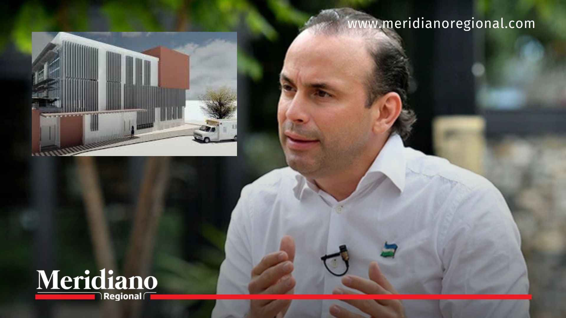 alcalde de Cali anuncia inicio del hospital de Terrón Colorado junto a render del nuevo centro de salud