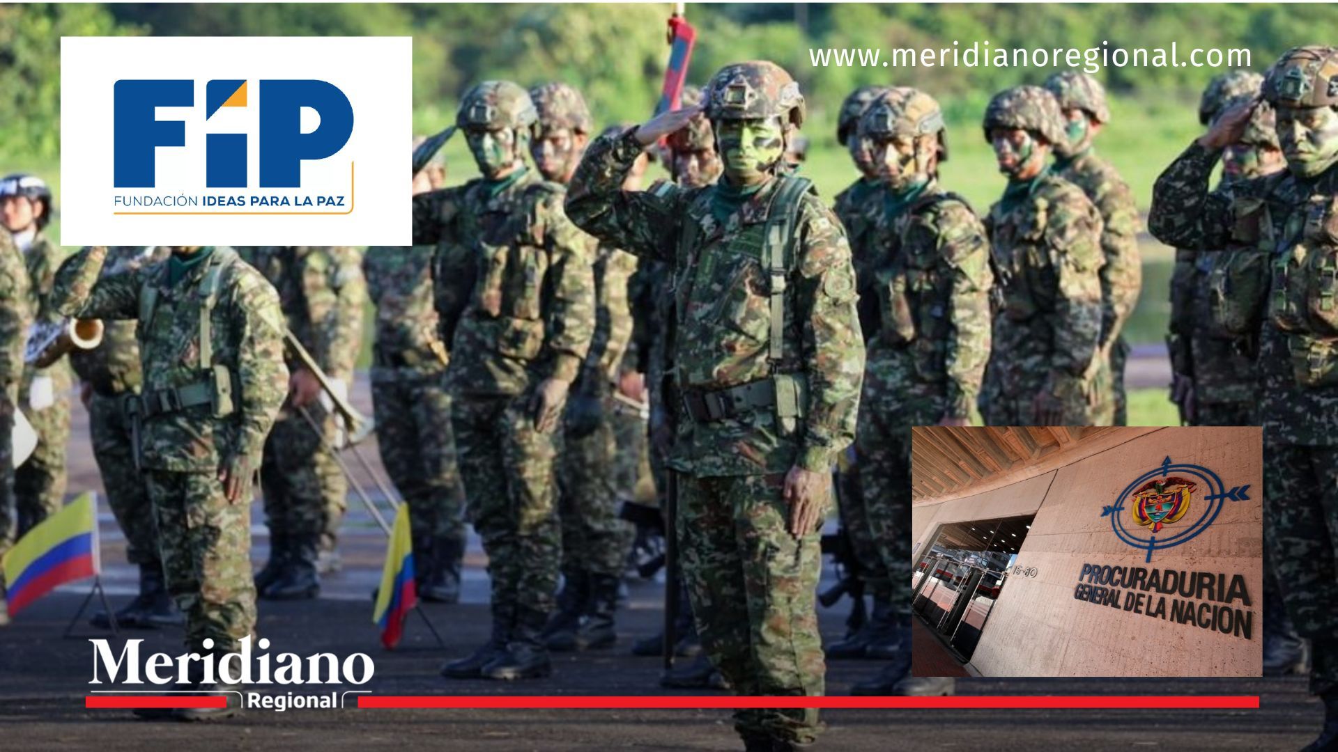 Soldados del Ejército Nacional durante una formación, imagen que acompaña el informe de la Procuraduría y el análisis de la Fundación Ideas para la Paz sobre el debilitamiento de la Fuerza Pública en Colombia.