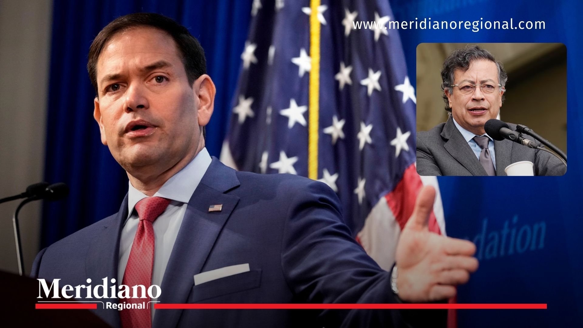 Marco Rubio habla sobre la relación Estados Unidos y Colombia durante discurso oficial en Estados Unidos