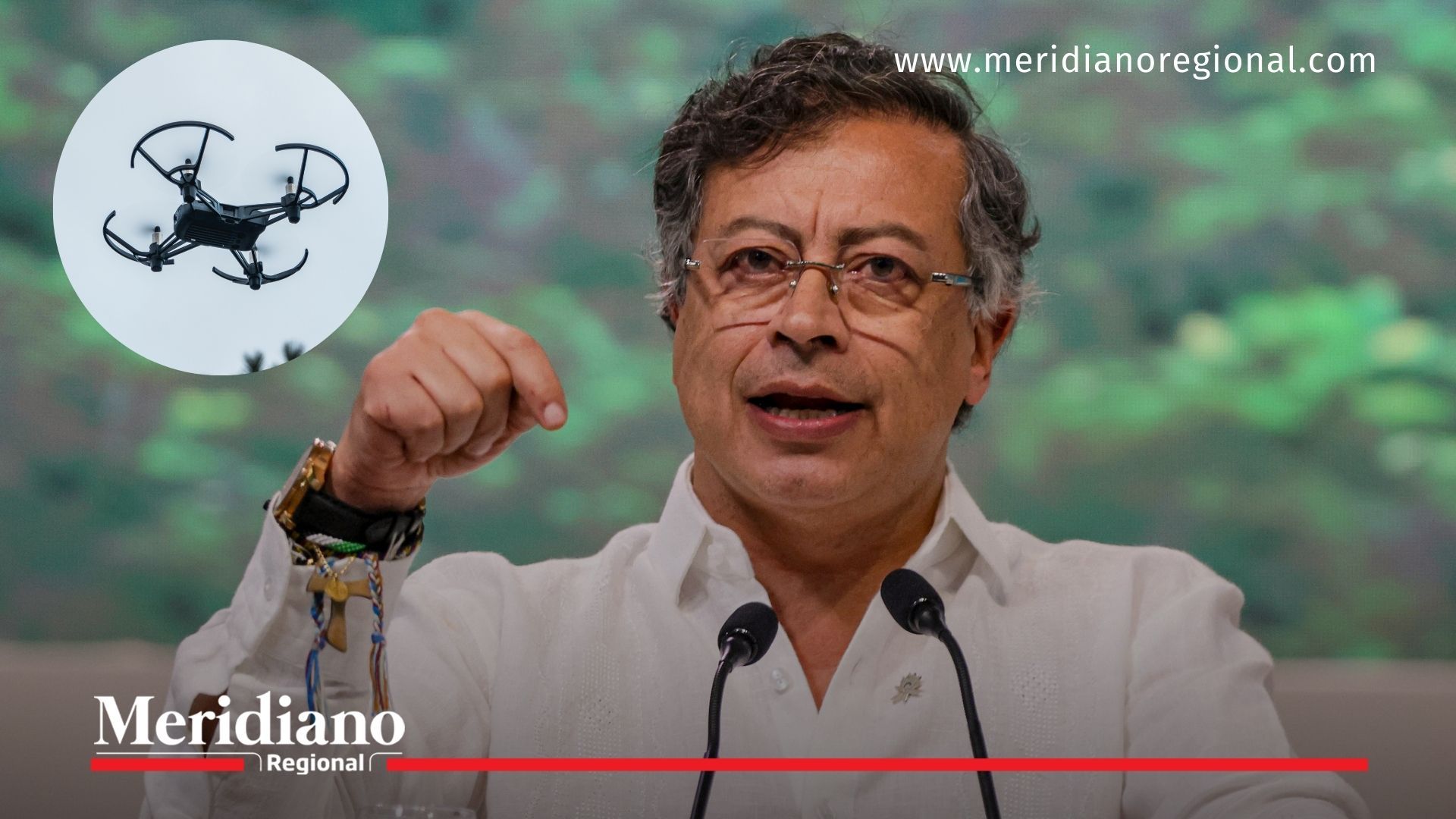 Petro anuncia compra de sistemas antidrones en Colombia tras atentado del ELN