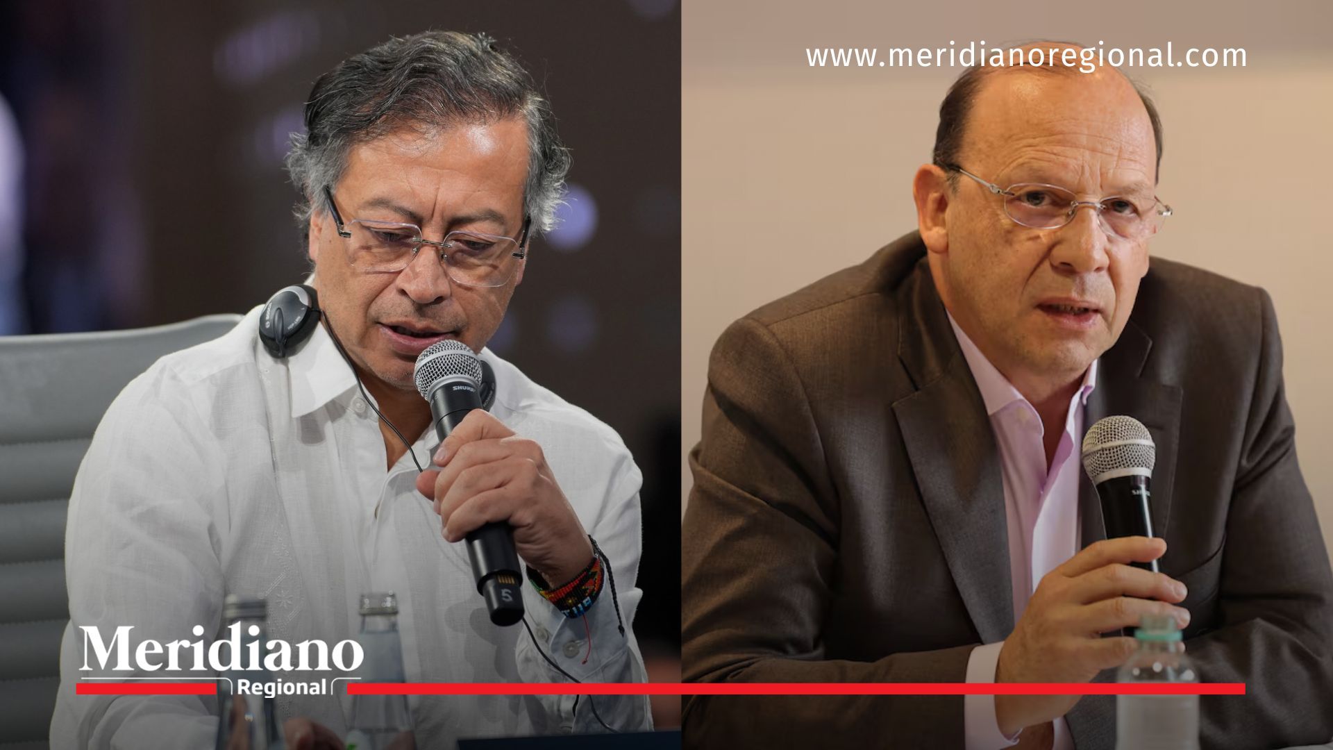 Emergencia económica Petro: Gustavo Petro y Germán Ávila explican las razones del decreto 1390 de 2025