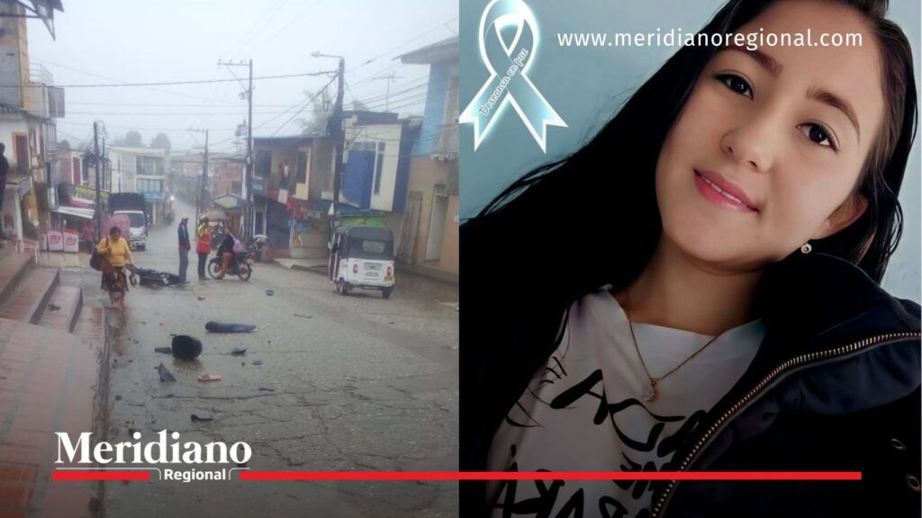 Accidente en El Tambo Cauca: Rosmary Vásquez, joven motociclista que murió tras ser embestida por un vehículo.