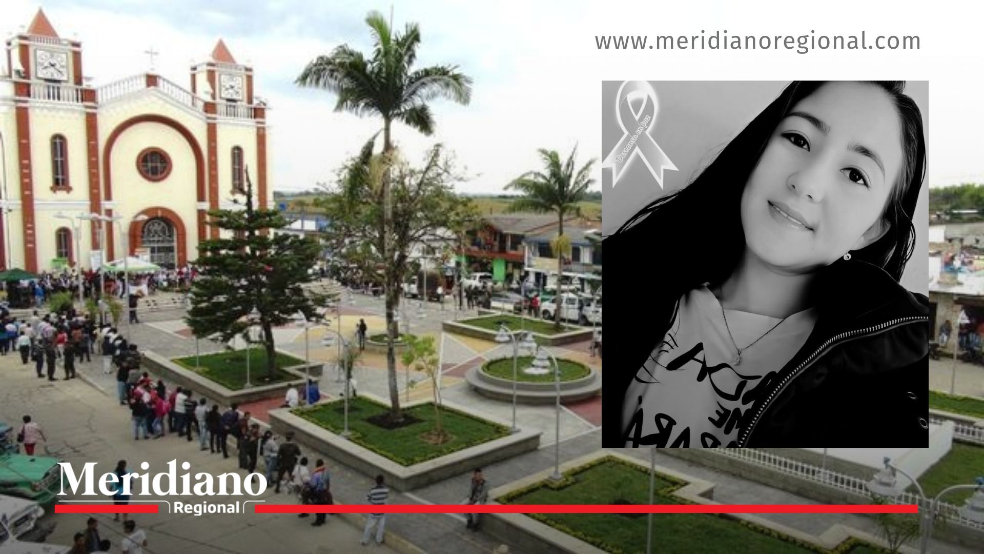 Accidente en El Tambo Cauca en inmediaciones del parque principal, zona urbana donde murió una joven motociclista.